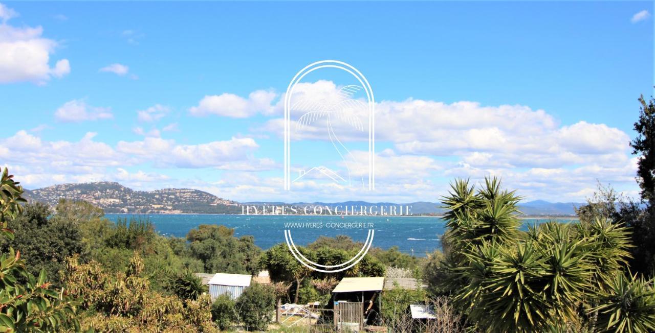 Villa L'Arbanaise Vue Mer Piscine Presqu'Ile Giens By Hc Hyères Екстериор снимка